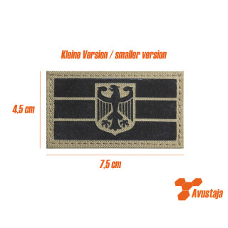 Insignia Patch Federal Coat Of Arms Of Germany inverted small